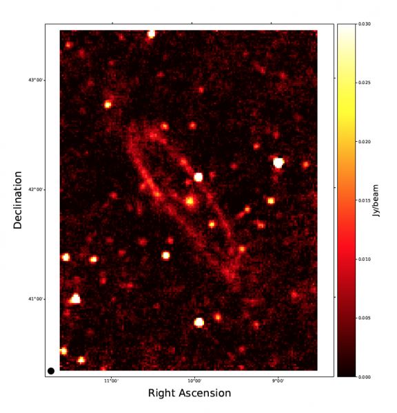 Создана наиболее подробная радиокарта галактики Андромеды