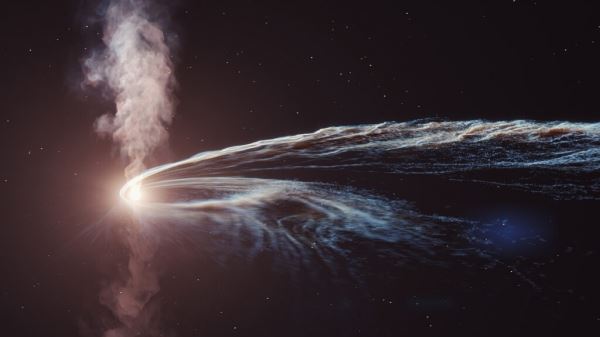 «Спектр-РГ» увидел приливное разрушение звезды черной дырой