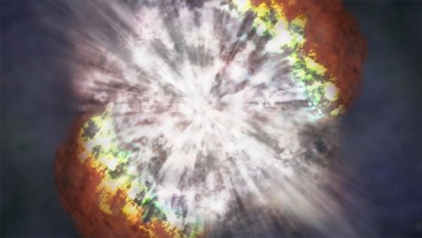 Ученые впервые запечатлели момент взрыва сверхновой звезды