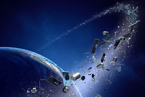 В Роскосмосе назвали массу космического мусора на орбите Земли